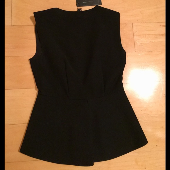 BCBG Peplum zipper shirt XS - Picture 2 of 5